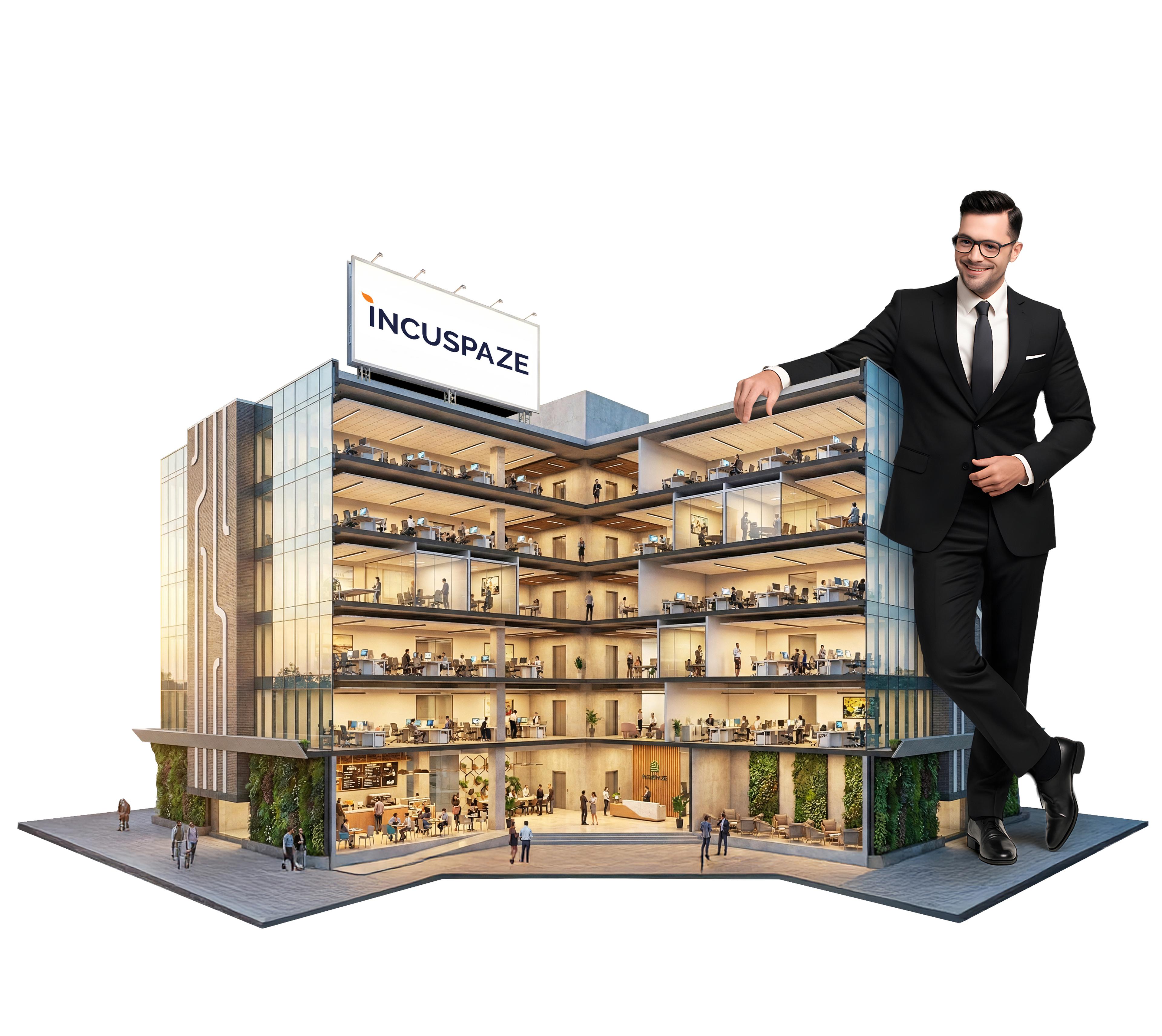 Incuspaze customizable workspace building